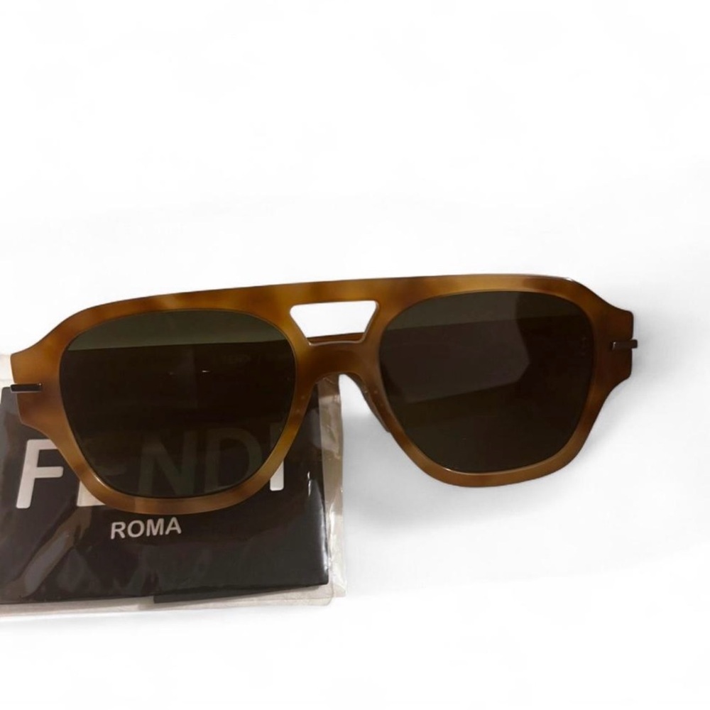 Fendi Roma Sunglasses Tortoise Shell | Full Set Included + COA